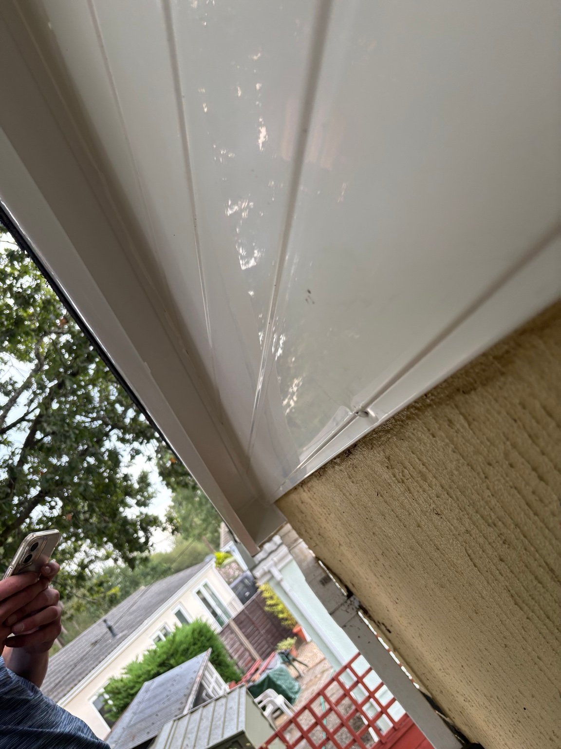 Underside soffit detail